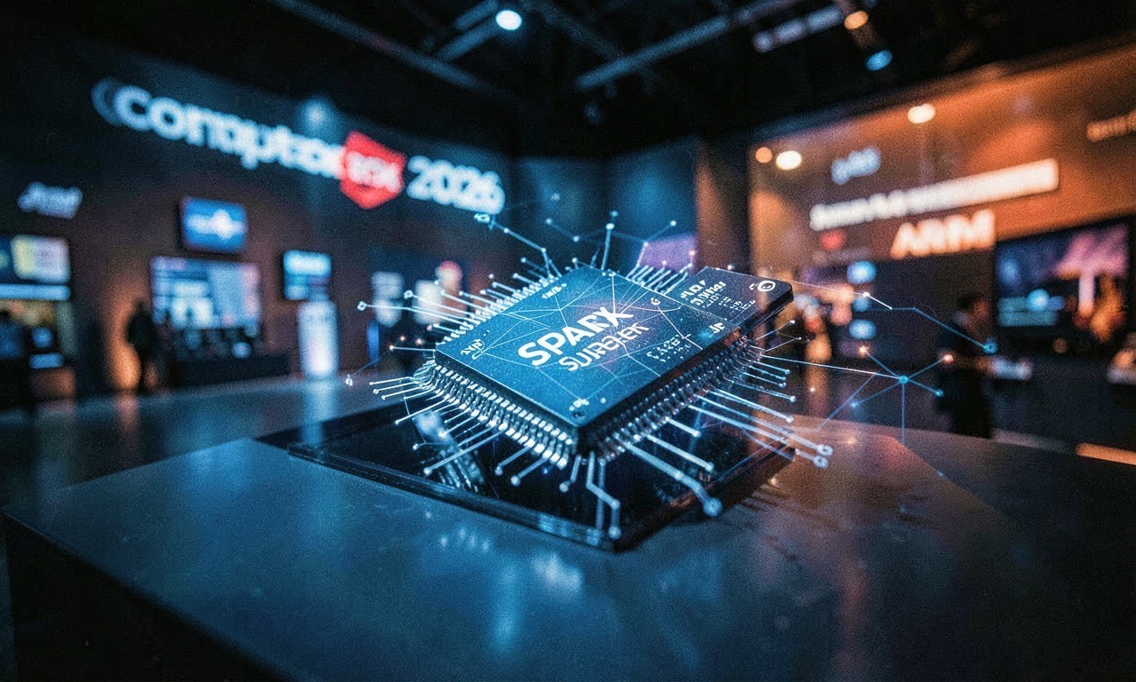 Nvidia RTX Spark chip on display at Computex 2026 Taipei